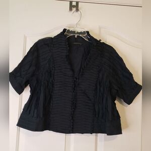BCBGMaxazaria Black Cover Top